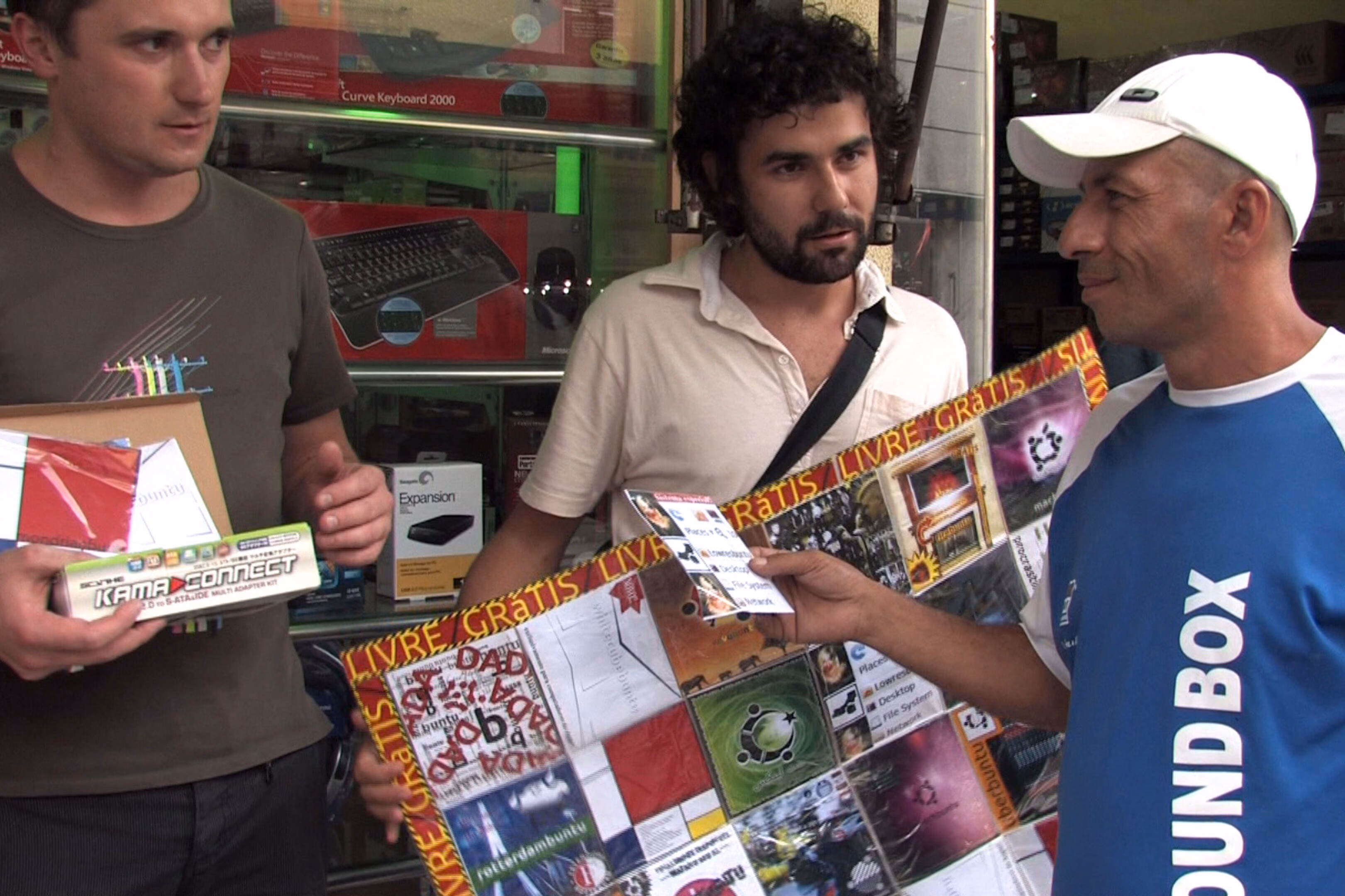 Still from street intervention in São Paulo, 2011, Photo: Karina Lackner