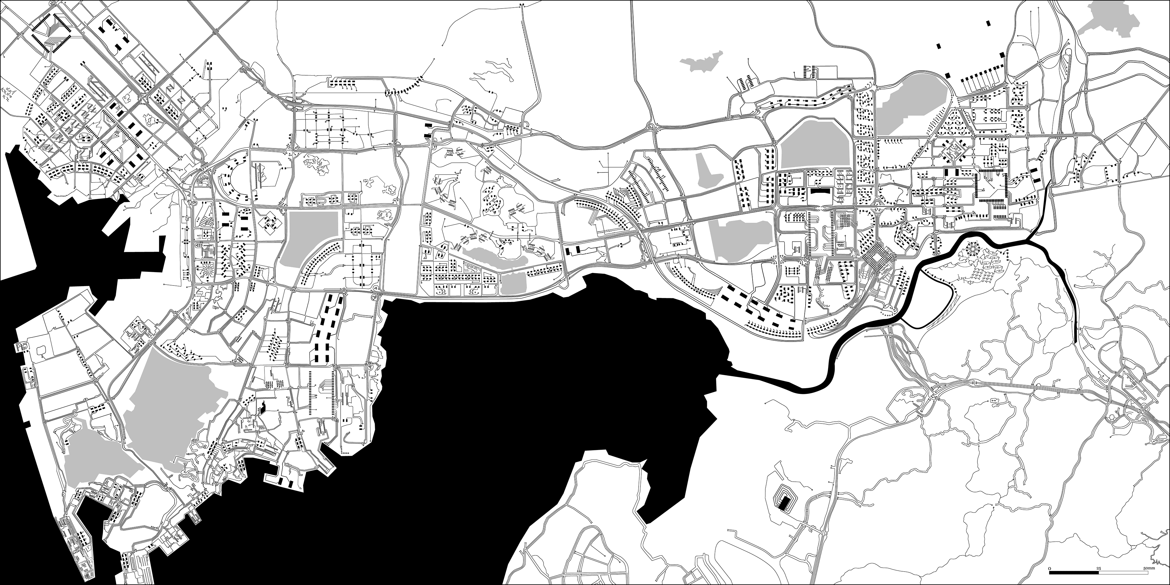 Shenzhen City CPU map