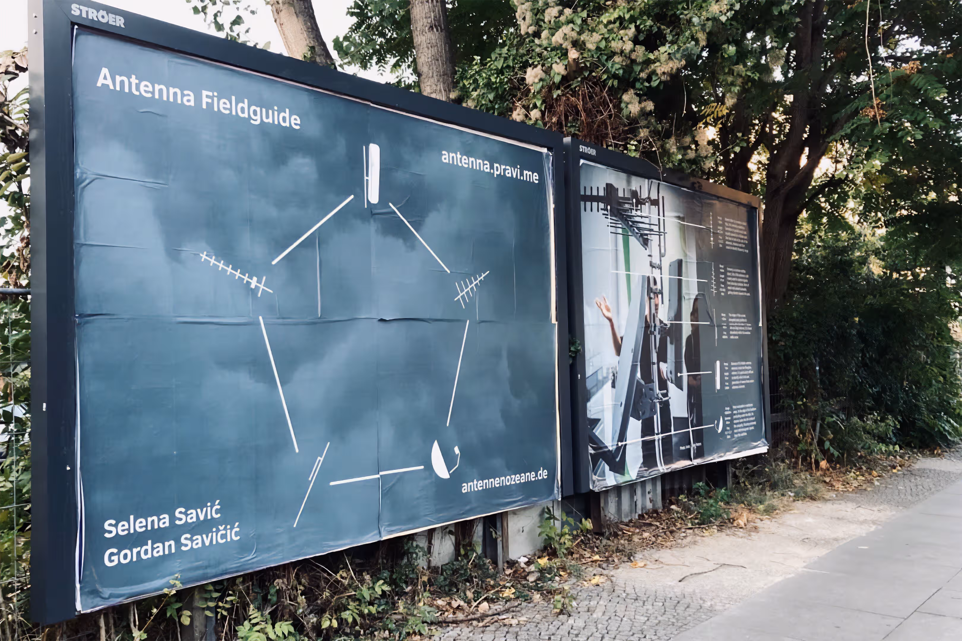 Antenna Forest billboard Berlin 2022, Photo: Daniela Silvestrin