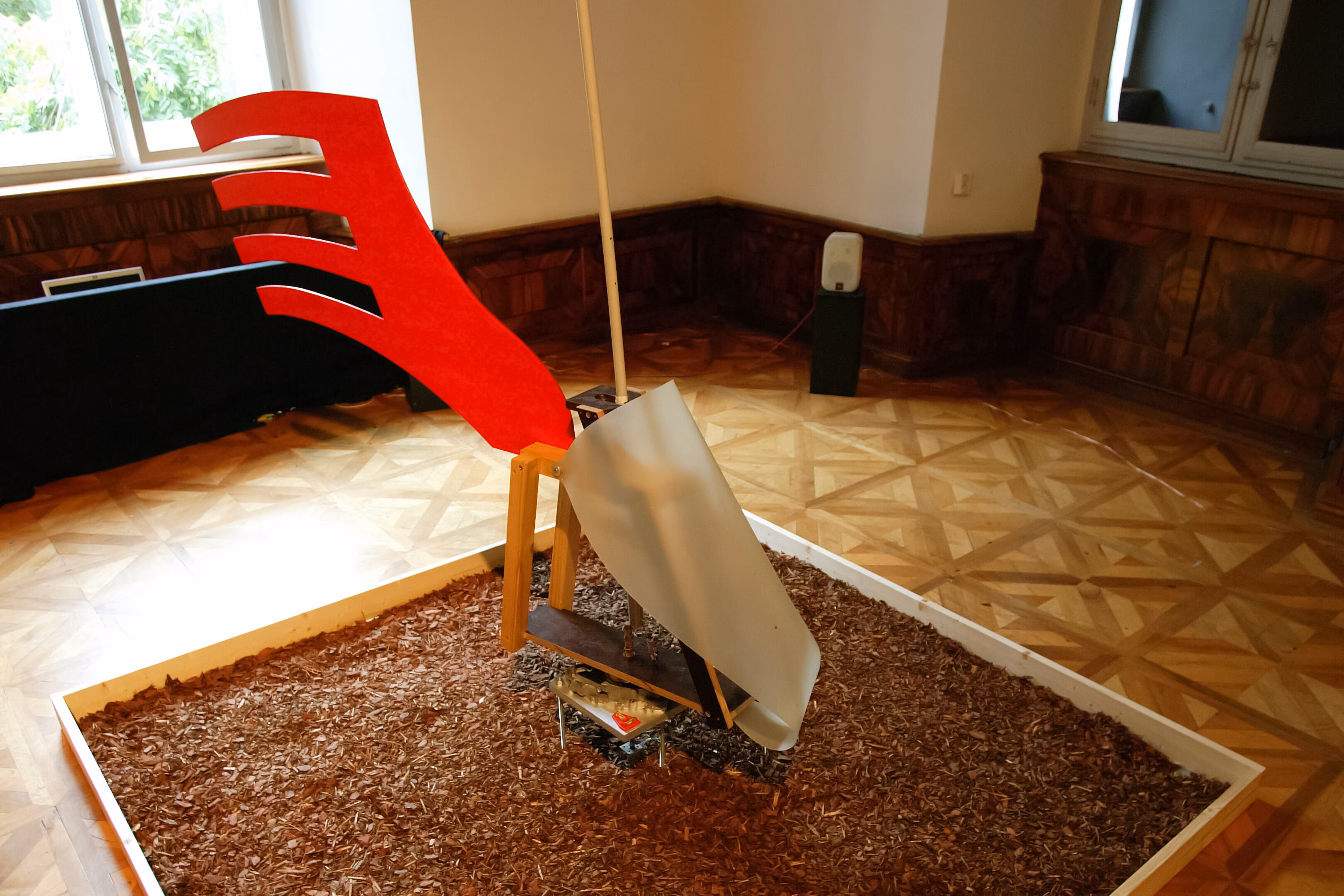 Closeup installation view, Heiligenkreuzerhof Vienna, 2005