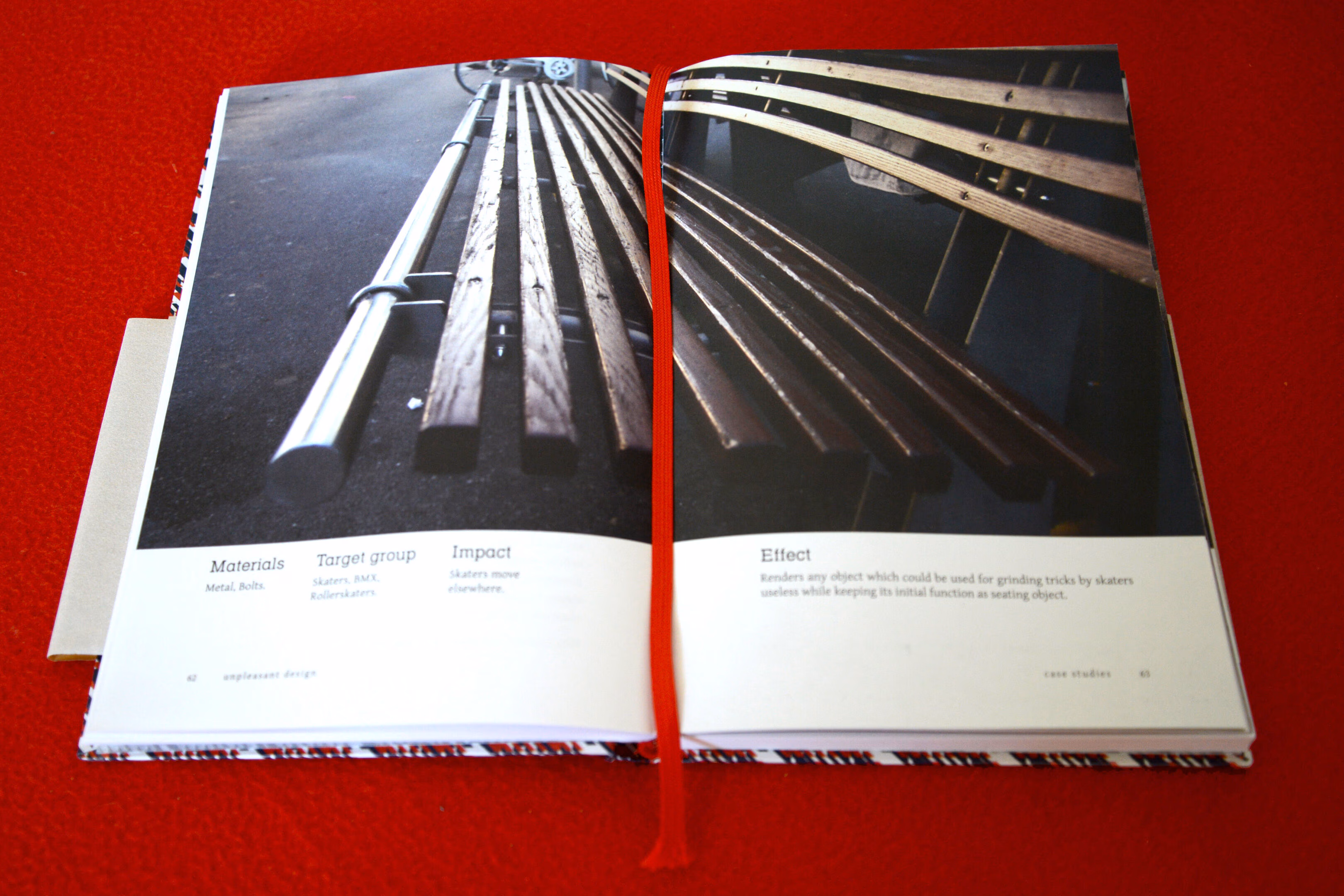 Unpleasant Design book open